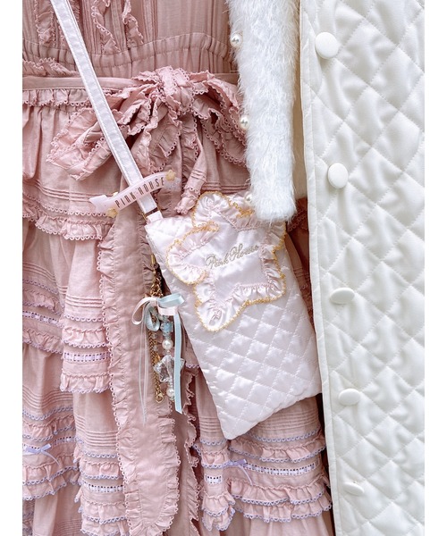 PINK HOUSE（ピンクハウス） ショルダーバッグ バッグ 星形ワッペン