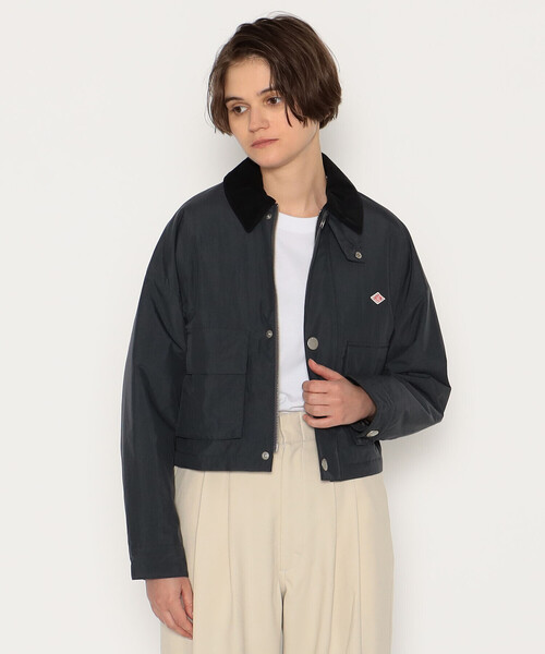 Danton（ダントン） ナイロンブルゾン 34 チャコール レディース