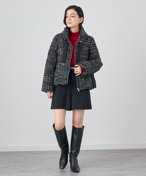 ANAYI（アナイ） ダウンコート ダウンジャケット リングツイード