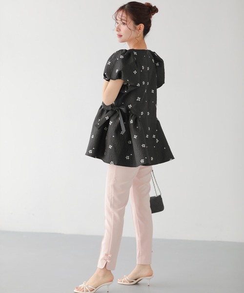 Fit more（フィットモア） フラワースフレジャガードトップス