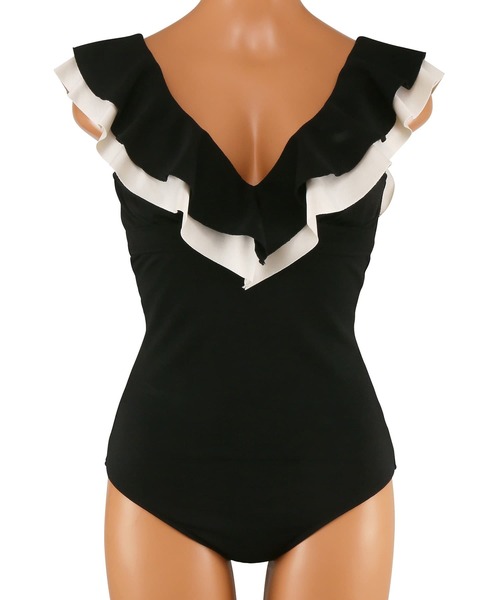 San-ai Resort 三愛水着楽園 水着 フリルワンピース水着 9M 「San-ai