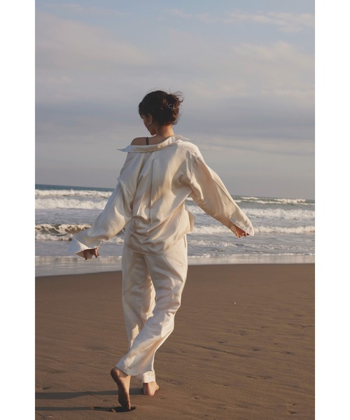 ALEXIA STAM（アリシアスタン） パンツ Satin Pants/ サテンパンツ