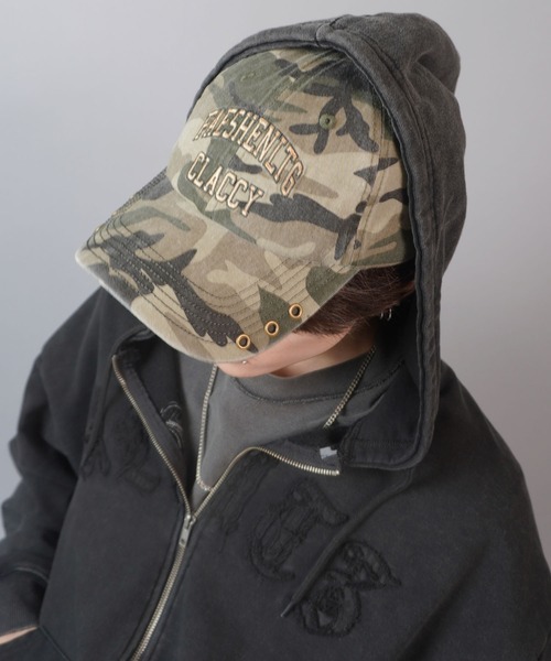 SPINNS（スピンズ） キャップ 帽子 カモ柄/迷彩 ハトメコットン