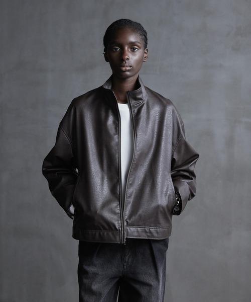 CALLNE ブルゾン アウター 「CALLNE」Vintage Highneck Short Jacket