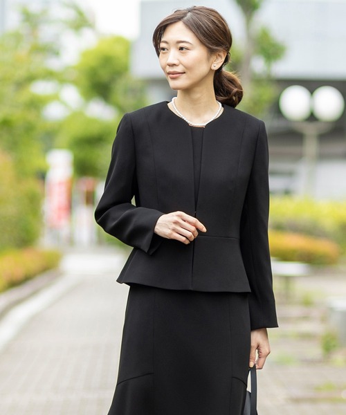 CARETTE（カレット） セットアップ 洗える ブラックフォーマル ノー