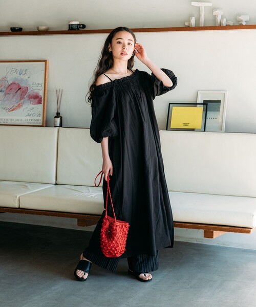 FREAK'S STORE（フリークスストア） ワンピース インド 5分袖2WAY