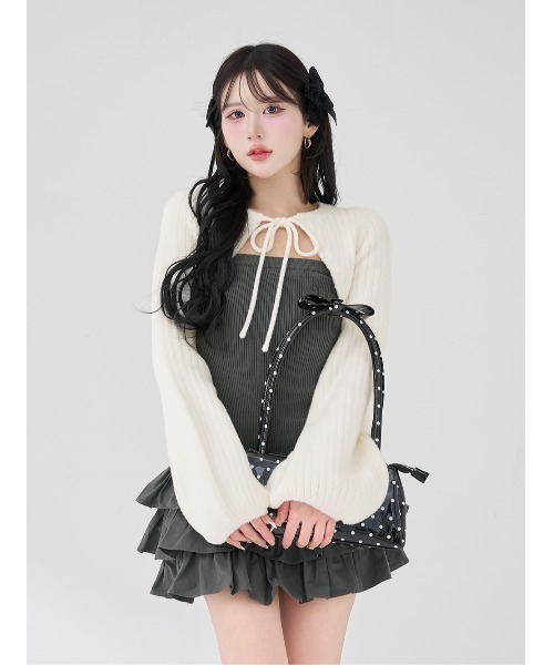 Darich（ダーリッチ） ワンピース ティアードフリルミニワンピース