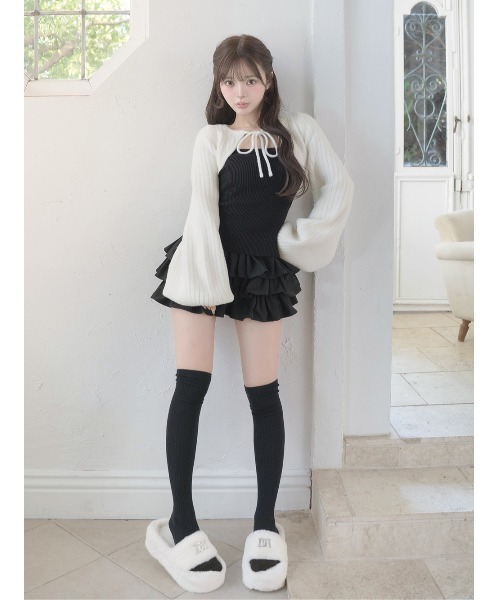 Darich（ダーリッチ） ワンピース ティアードフリルミニワンピース