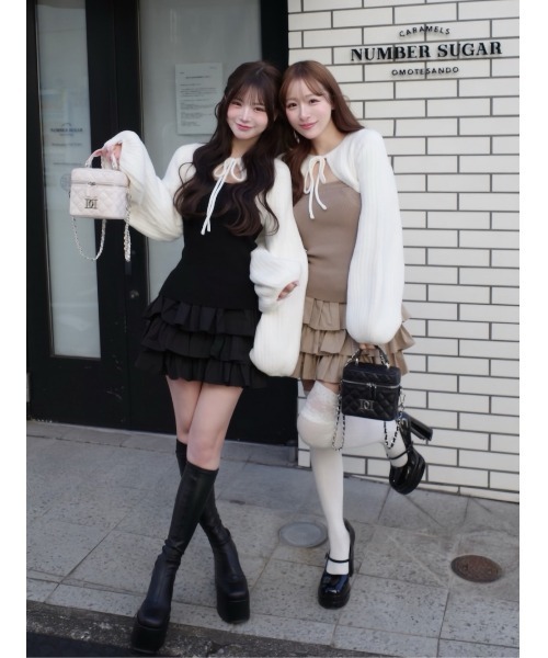 Darich（ダーリッチ） ワンピース ティアードフリルミニワンピース