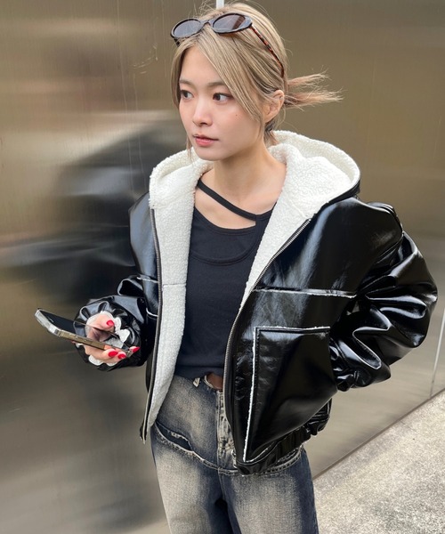 WHO'S WHO gallery（フーズフーギャラリー） ブルゾン アウター 「2WAY