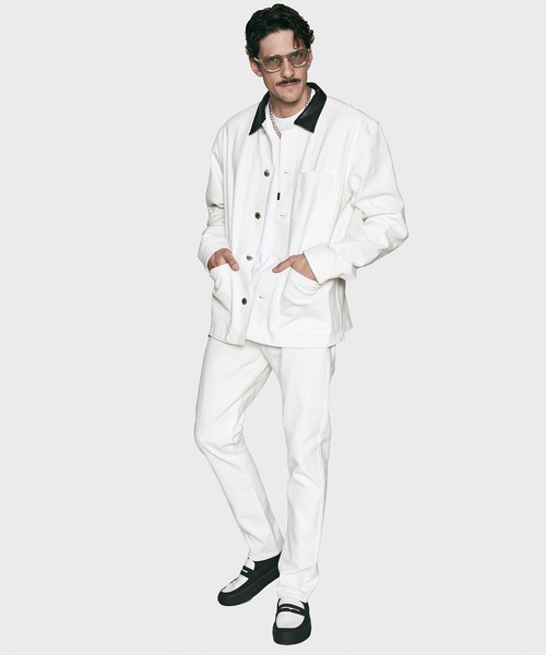 CRIMIE（クライミー） カバーオール LEATHER COLLAR TWILL STRETCH