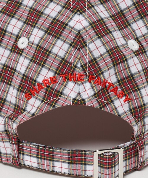 6 キャップ 帽子 「別注」「Share the Fantasy × 6」CHECK LONG BRIM