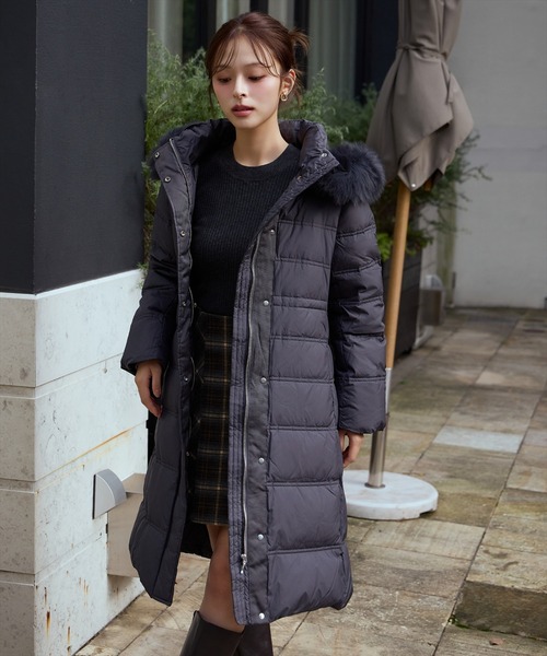 AND COUTURE（アンドクチュール） ダウンコート ダウンジャケット FOX