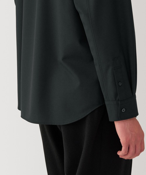 無印良品（MUJI） シャツ 「MUJI Labo」紳士 ウール混レギュラーカラー