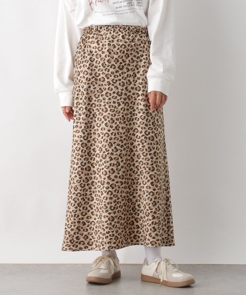LEPSIM（レプシィム） スカート 光沢アニマル柄スカート 284101