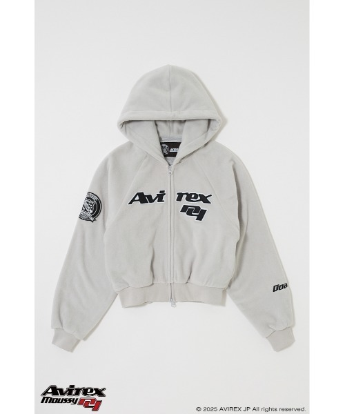 MOUSSY（マウジー） トレーナー スウェット AVIREX FLEECE フーディー