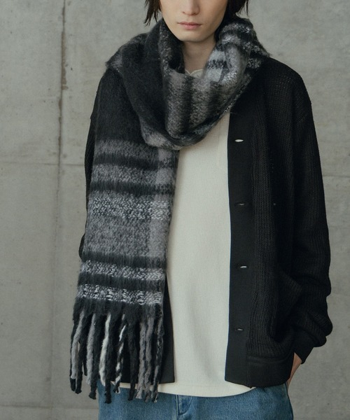 RATTLE TRAP（ラトルトラップ） マフラー モヘアライクマフラー メンズ