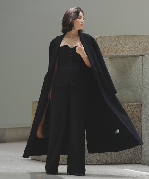 anuans（アニュアンス） コート チェスターコート リバーロングダブル