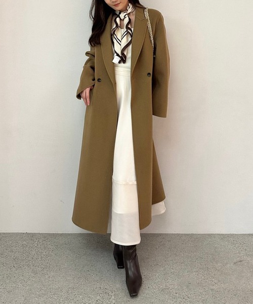 anuans（アニュアンス） コート チェスターコート リバーロングダブル