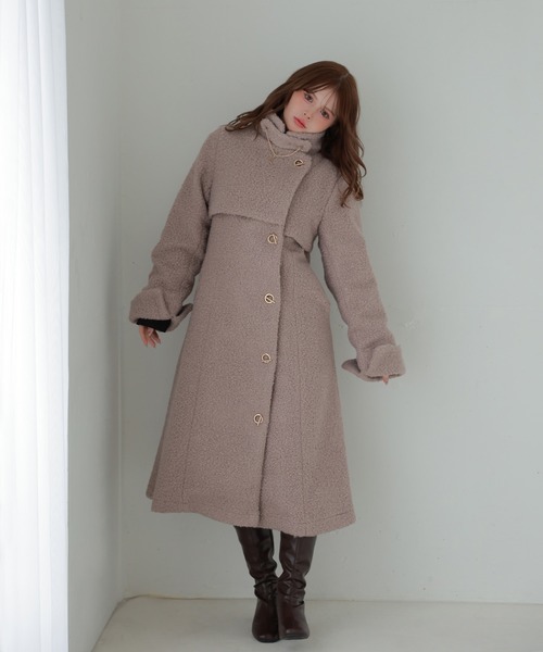 M DOLLY ステンカラーコート コート *M DOLLY original* 3way boucle