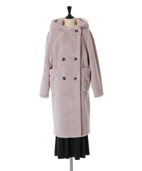 Her lip to コート アウター Fleur Shearling Boa Coat レディース
