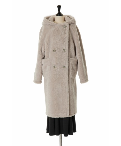 Her lip to コート アウター Fleur Shearling Boa Coat レディース