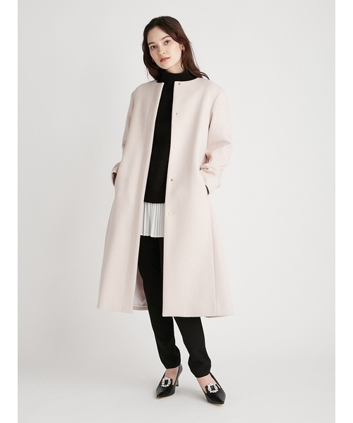 CELFORD（セルフォード） ノーカラーコート 38 ピンク レディース