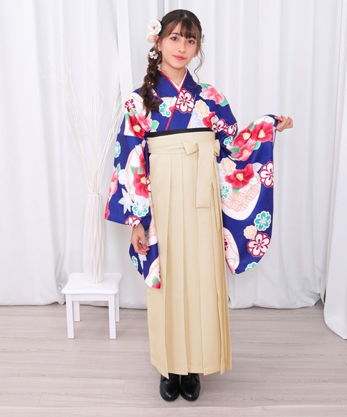 KYOETSU（京越） 着物 簡易袴B 5点セット ジュニア キッズ 子供 女の子