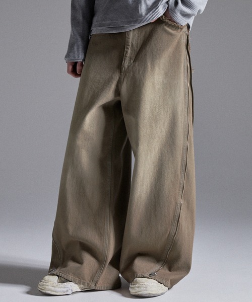 GRANCY ジーンズ 「GRANCY」ZipDesign Buggy DenimPants / ジップ