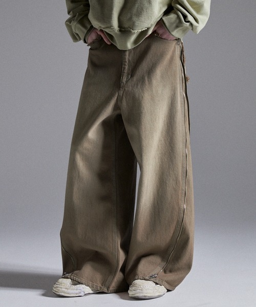 GRANCY ジーンズ 「GRANCY」ZipDesign Buggy DenimPants / ジップ