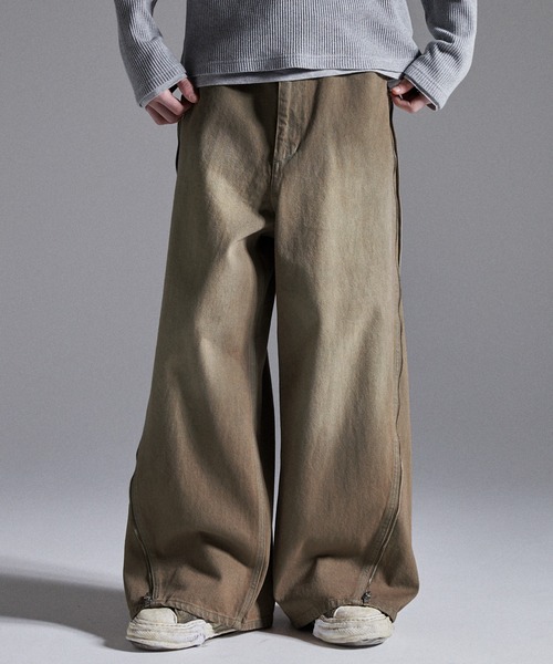 GRANCY ジーンズ 「GRANCY」ZipDesign Buggy DenimPants / ジップ