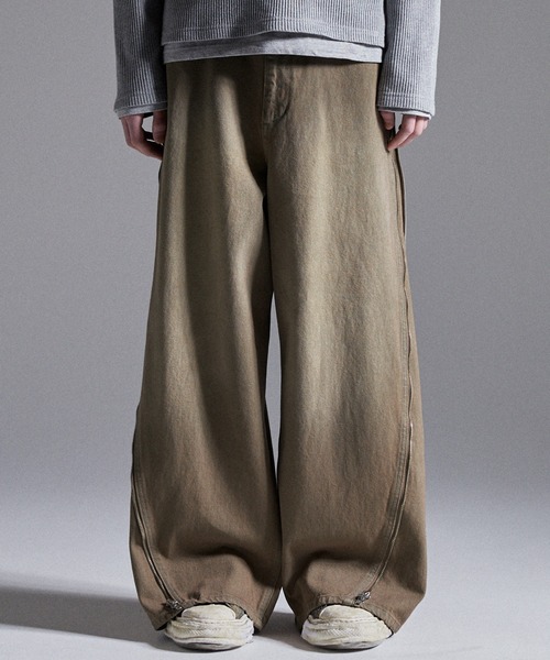 GRANCY ジーンズ 「GRANCY」ZipDesign Buggy DenimPants / ジップ