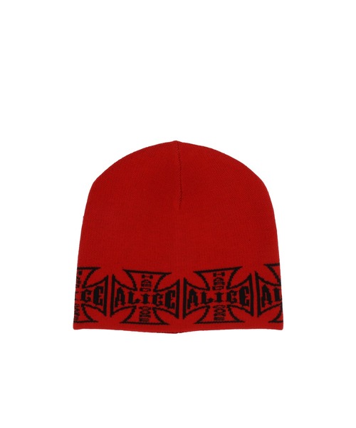 ALICE HOLLYWOOD ニット帽 ニットキャップ JACUARD CHOPPER BEANIE