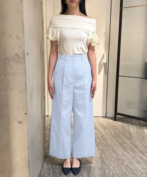 パンツ ストライプ美脚マリンパンツ レディース : ZOZOTOWN Yahoo!店