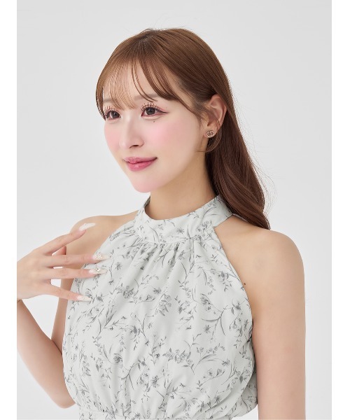 Darich（ダーリッチ） ワンピース アメスリギャザーシフォンロング