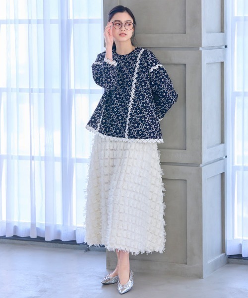 Chesty（チェスティ） スカート リボンチュールスカート : ZOZOTOWN