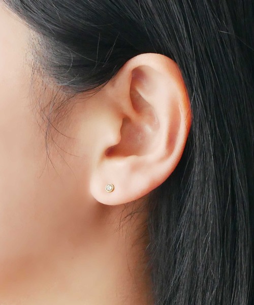 VENDOME AOYAMA（ヴァンドーム青山） ピアス K18YG ダイヤモンド