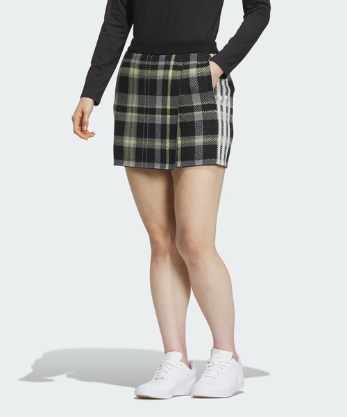 adidas（アディダス） スカート タータンチェック ニットスカート