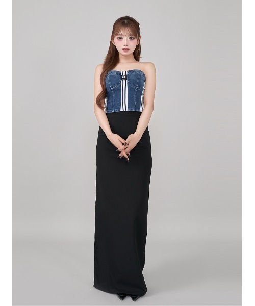 Darich（ダーリッチ） リメイクライクデニムベアトップ レディース