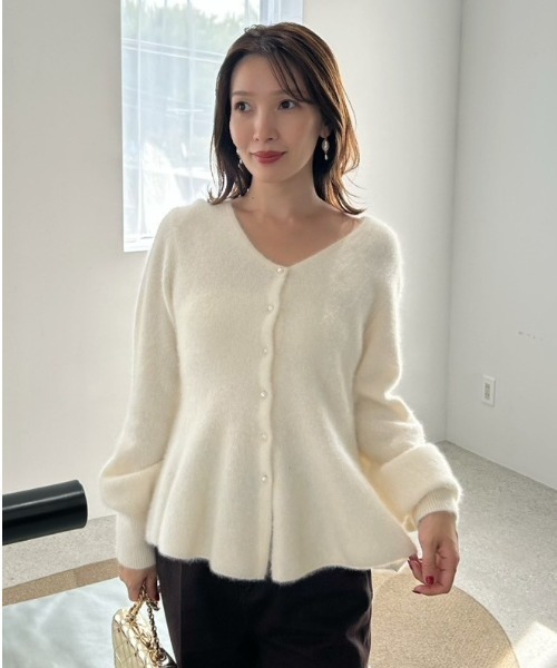 FRAY I.D（フレイ・アイディー） カーディガン フォックスカシミア