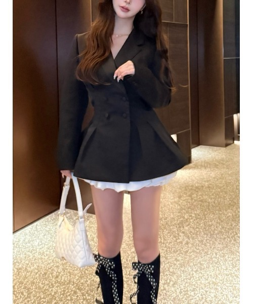 Darich（ダーリッチ） コート アウター パネルデザインシルエットぺ