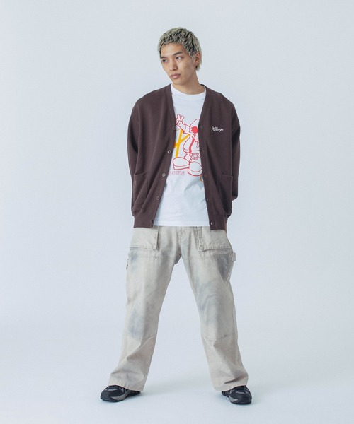 XLARGE（エクストラ ラージ） カーディガン EMBROIDERY SWEAT CARDIGAN