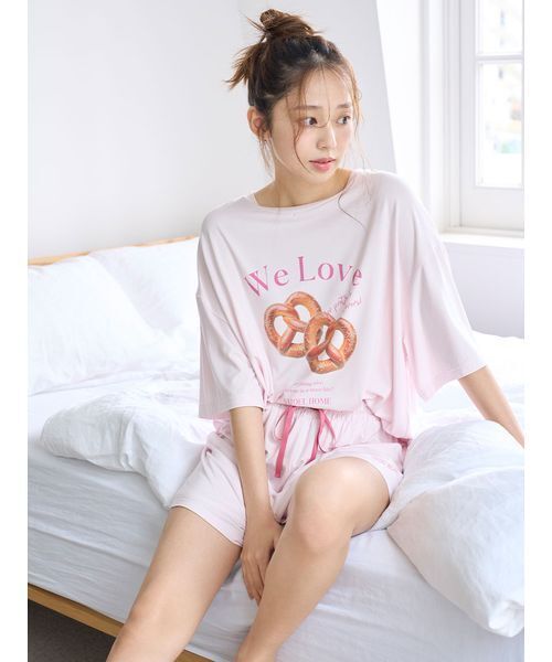 SNIDEL HOME パジャマ ルームウェア 「接触冷感」オーバーサイズカット