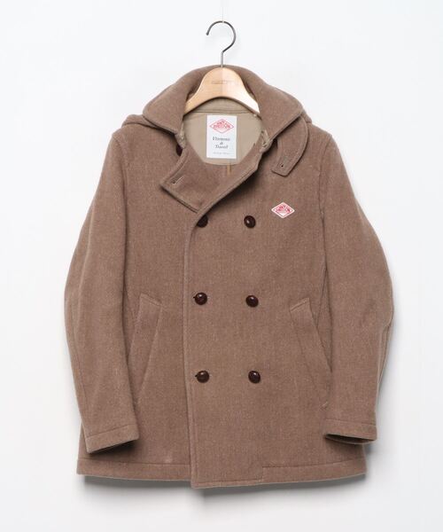 Danton（ダントン） ピーコート 36 ベージュ レディース : ZOZOTOWN