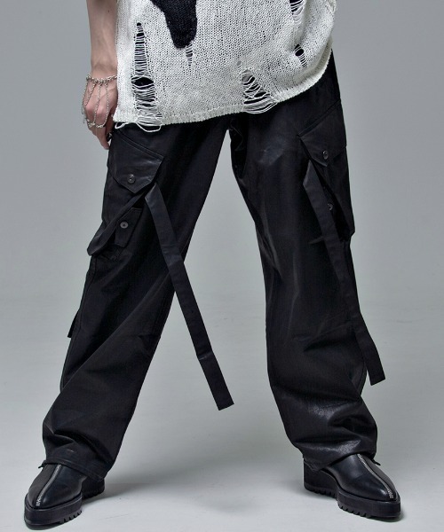 カーゴパンツ 「CIVARIZE/シヴァーライズ」コーティング加工ベルテッド