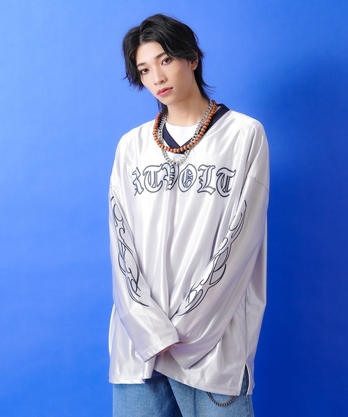 シルキーキングプライムオーバーフットボールTシャツ シルキーキング