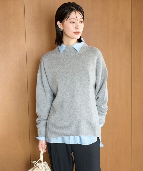 UNFILO（アンフィーロ） ニット セーター カシミヤブレンド ハイネック