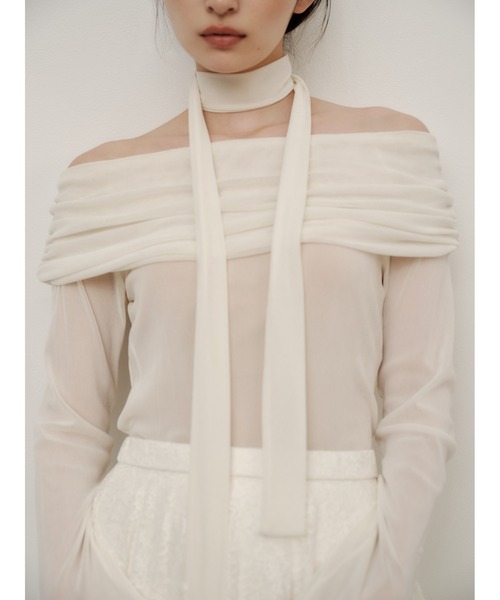 FRAY I.D（フレイ・アイディー） tシャツ オフショルフロッキー