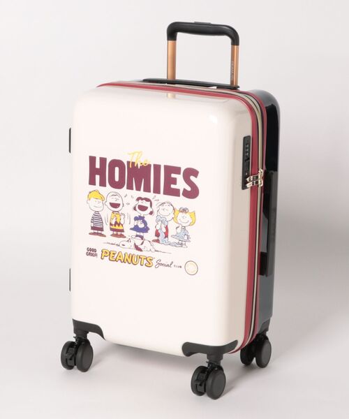 PEANUTS スーツケース 「PEANUTS/ピーナッツ」 スヌーピー ポーチ付き