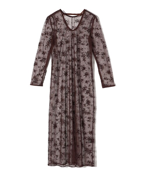 ships little black ワンピース kaene:フロッキー レース ポリエステル